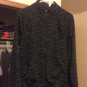 Lucy Striped Zip Up Jacket